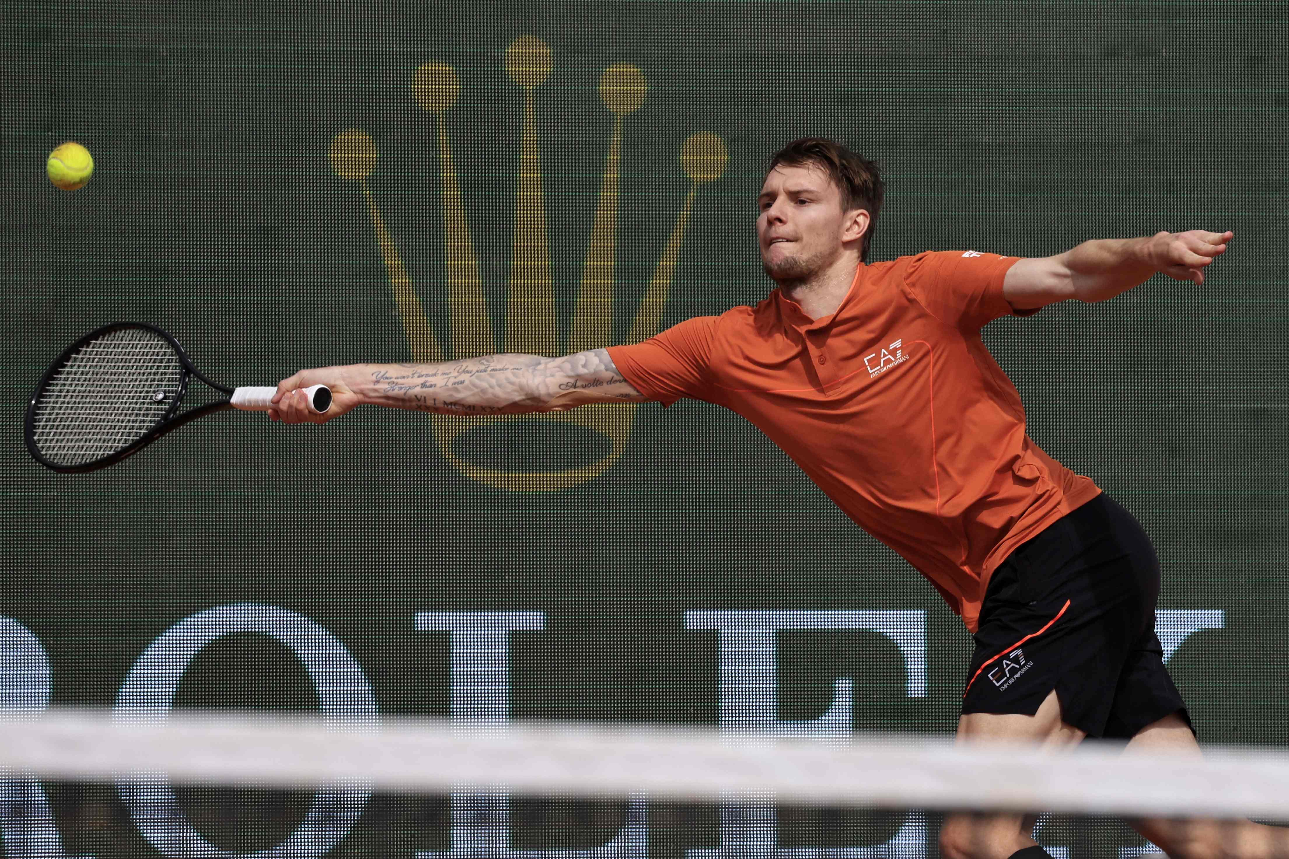 蒙特卡洛大师赛鏖战戴维斯杯，兹维列夫高光表现